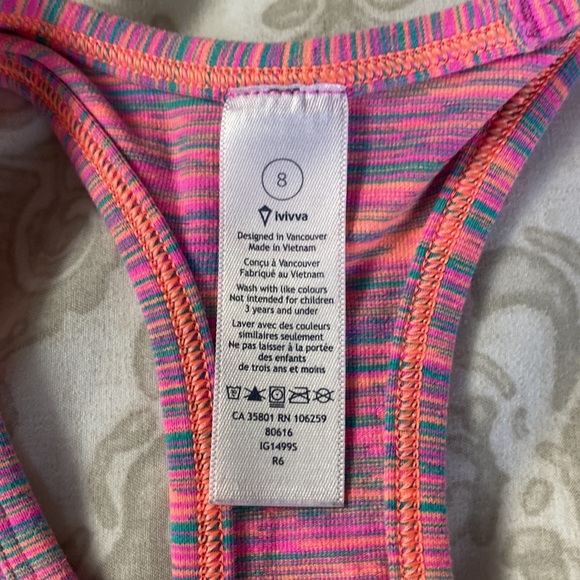 ivivva tank top! size 8 - Picture 2 of 3